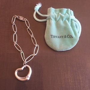 Tiffany Open Heart Link Bracelet **Authentic**